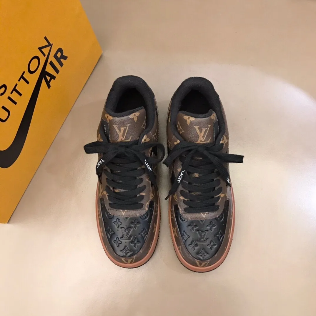 Men's shoes 💰p420 "*OUIS *UITTO*" x OFF-WHITE x Nike tripartite collaboration! Trendy and cool men's casual sports shoes with unrivaled color matching. The design idea basically continues the style of THE TEN. The Swoosh line and tongue label have a very familiar visual effect and are both fashionable and trendy! A must-have for fashionistas! The effect on your feet is absolutely stunning! (The original drawer packaging accessories are complete) Code number 38-45